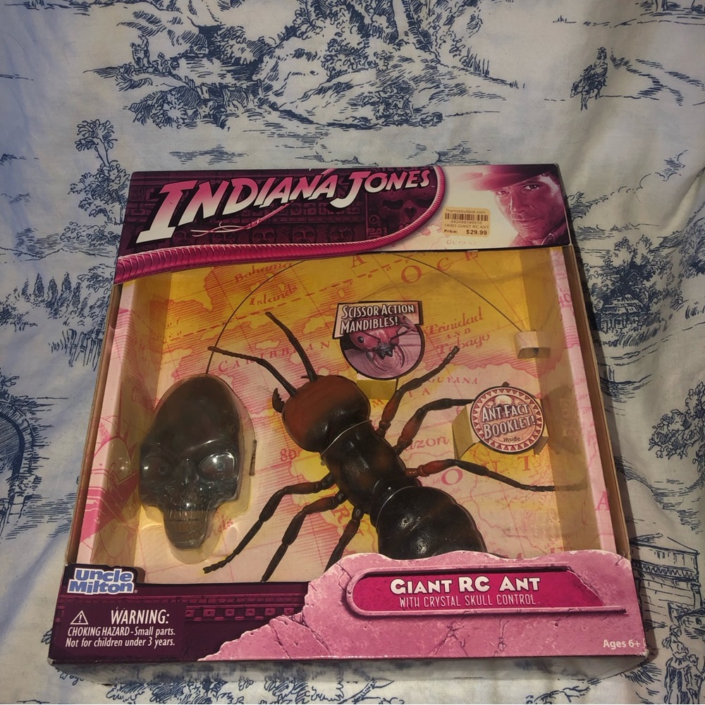 Indiana Jones GIant RC Ant Uncle Milton 2008 BNIB